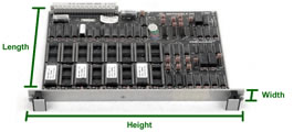 VME board size labels